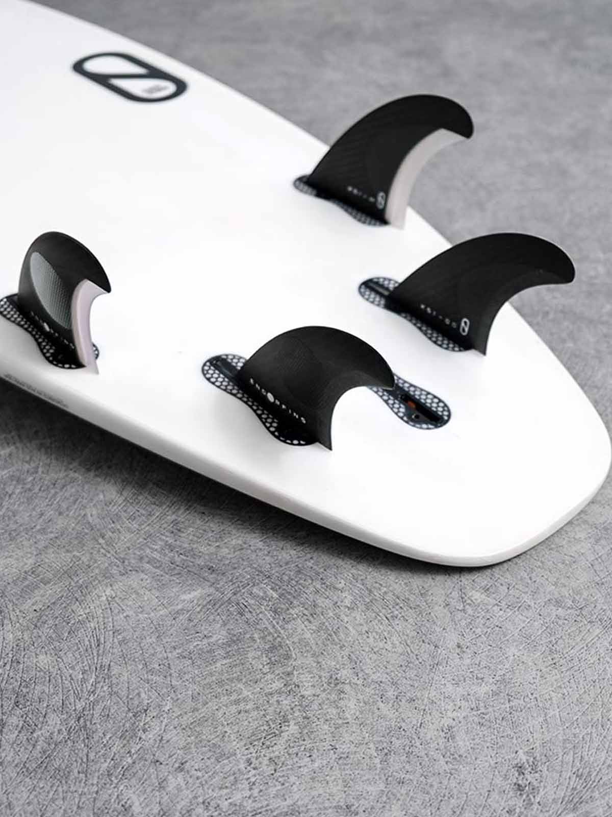 Endorfins Slater KS1 FCS II Tri-Quad Fins Medium Black/White