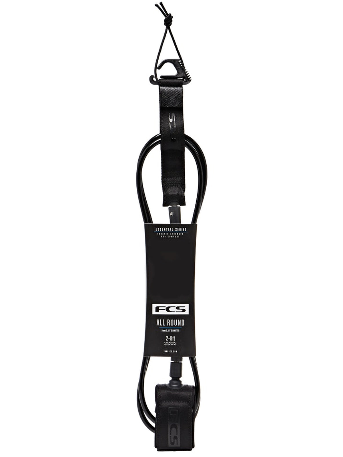 FCS Fins 6'0 All Round Essential Leash Black