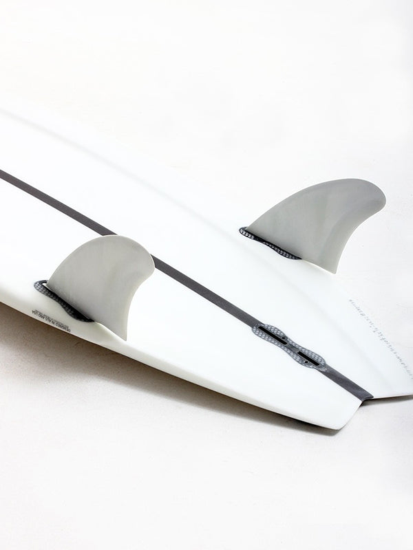 FCS II Fins Modern Keel PC Twin White XL