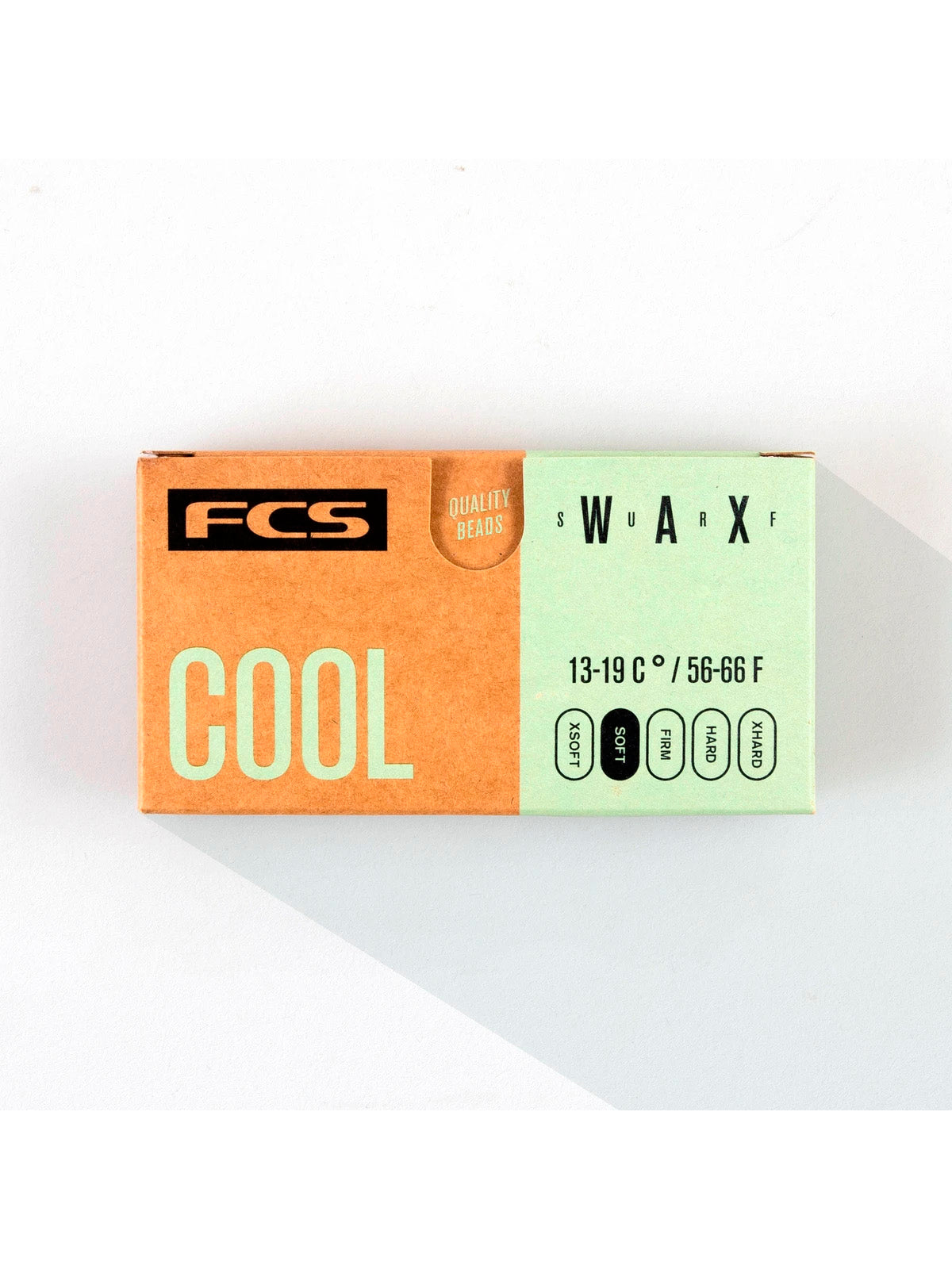 FCS Fins Wax Cool Soft Green