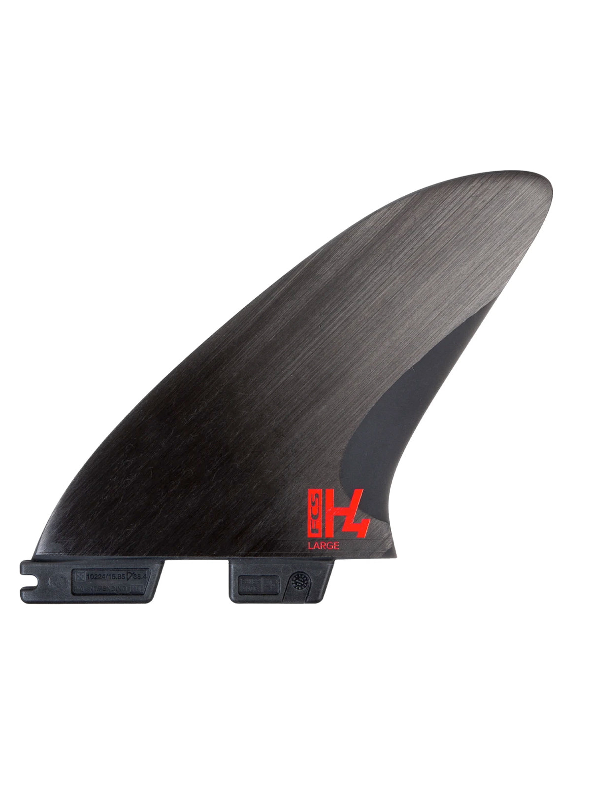 FCS II Fins H4 PC Carbon Tri Set Smoke Medium