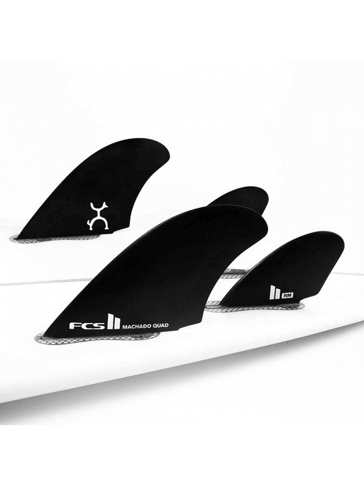 FCS II Fins RM Machado PG Quad Set Black