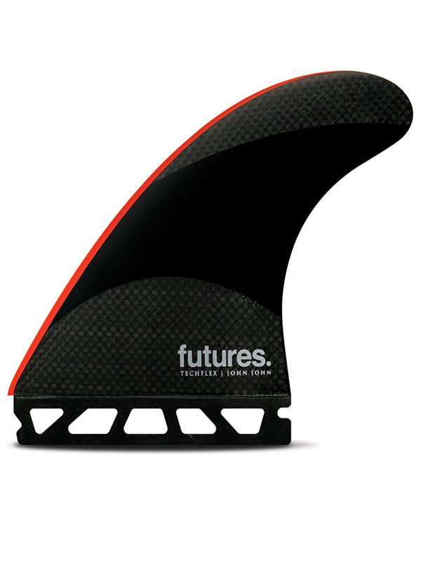 Futures Fins JJ-2 John John Techflex Black Bright Red Large