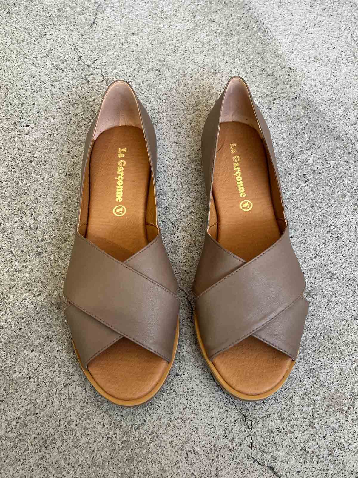 La Garconne Yasemin Taupe Vegan