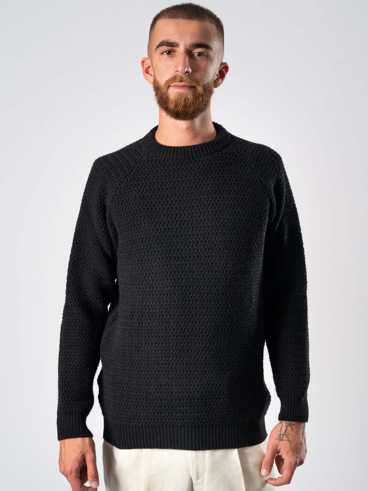 La Paz Novo Wool Knit Jumper Black