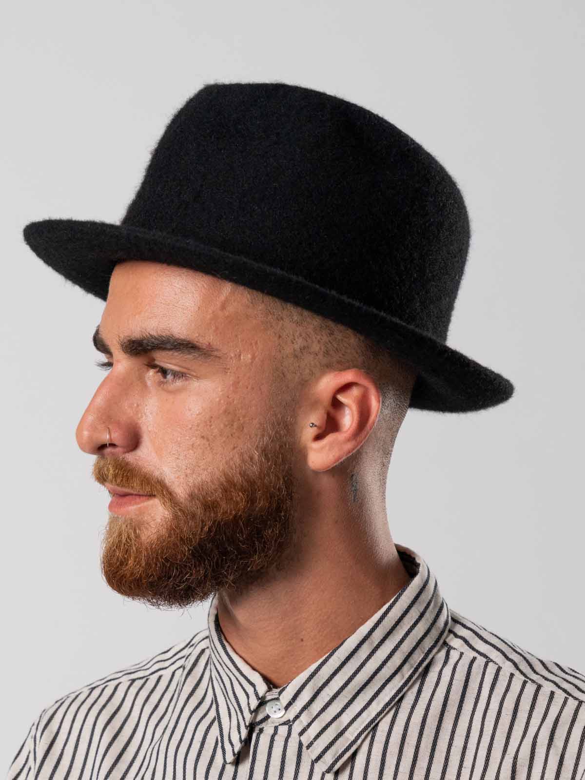 La Paz Pessoa Fedora Hat Black