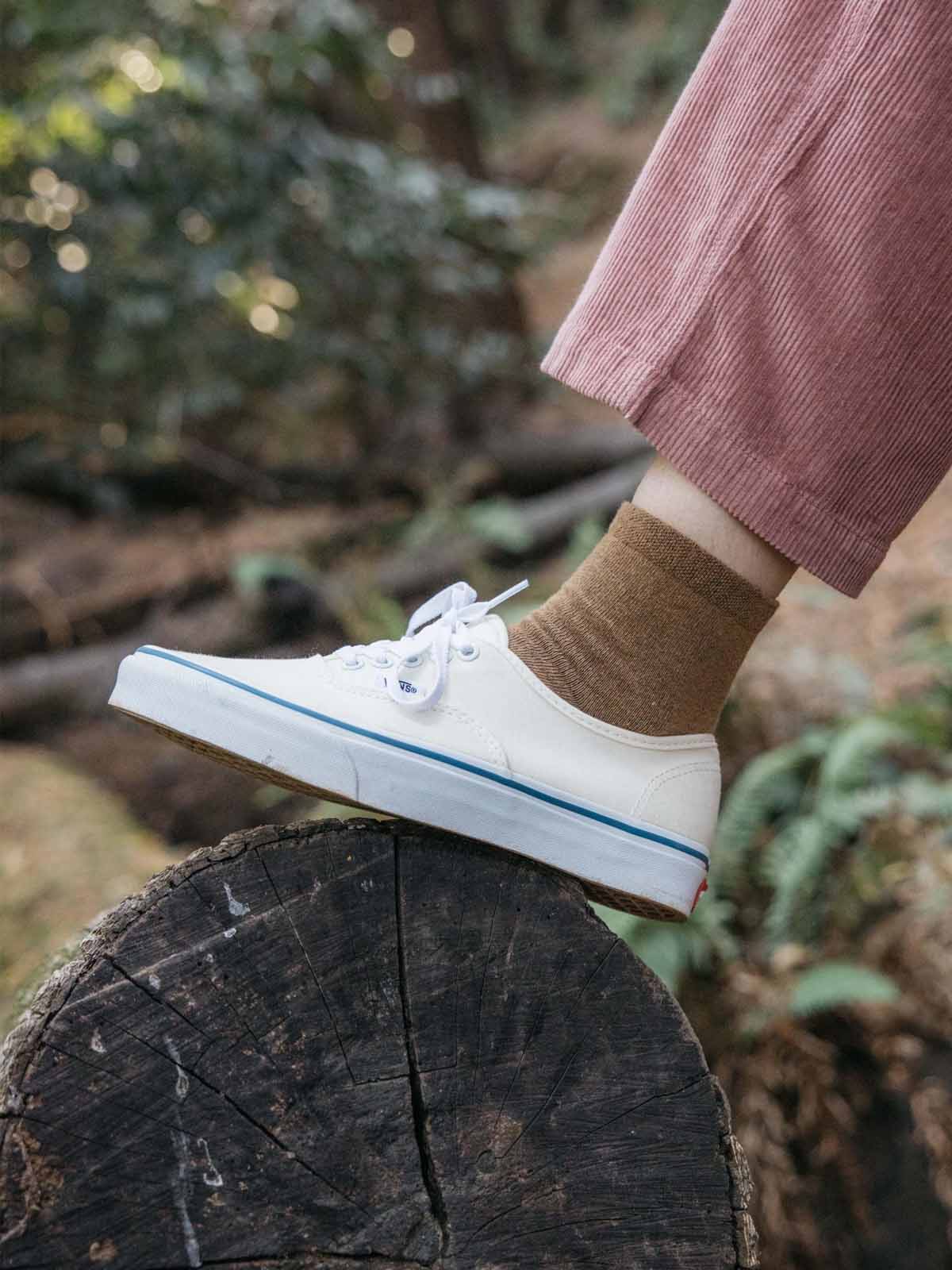 Mollusk Color Block Socks Cinnamon