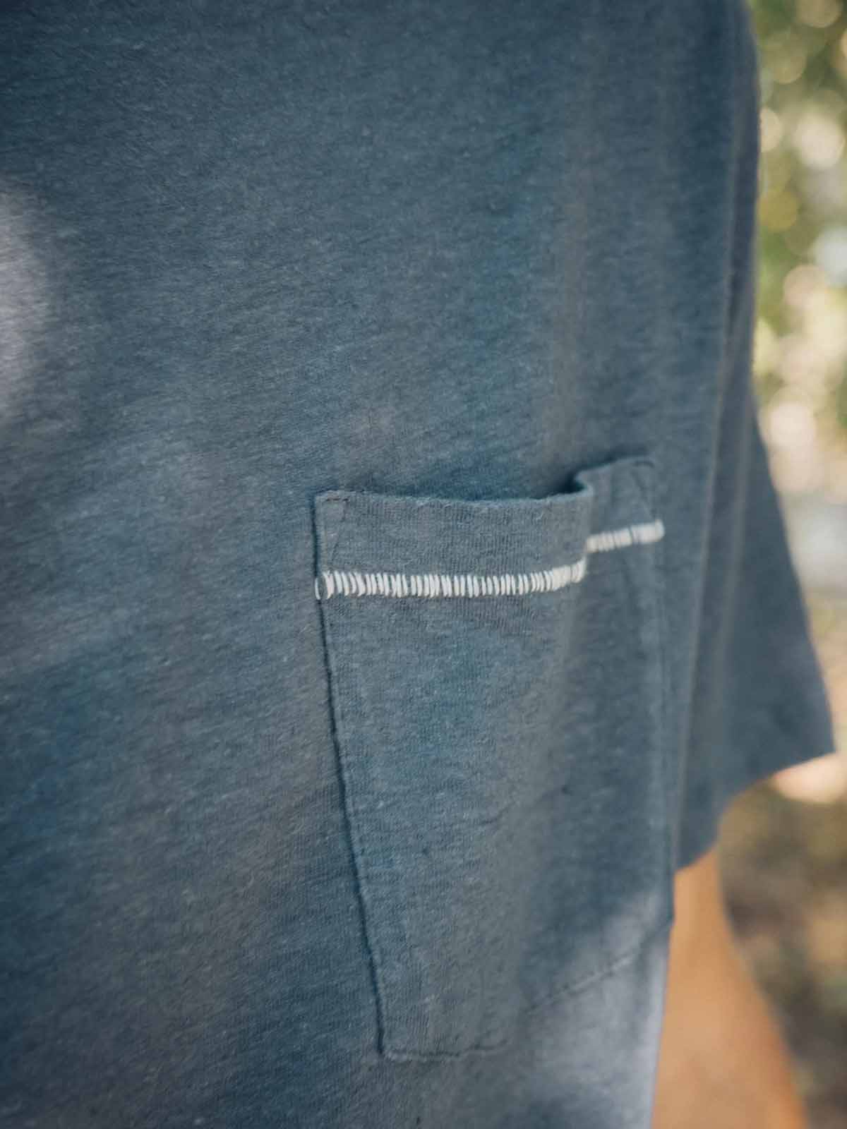 Mollusk Hemp Pocket Tee Indigo