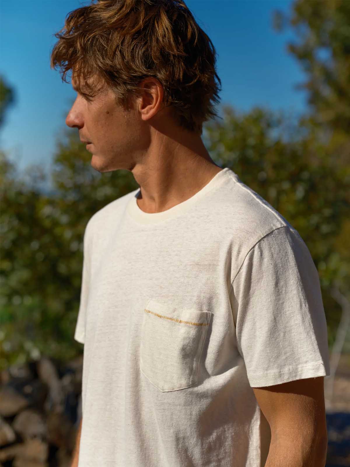 Mollusk Hemp Pocket Tee Natural