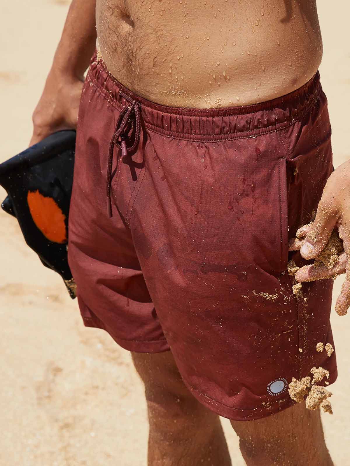 Mollusk Stretch Vacation Trunks Brick