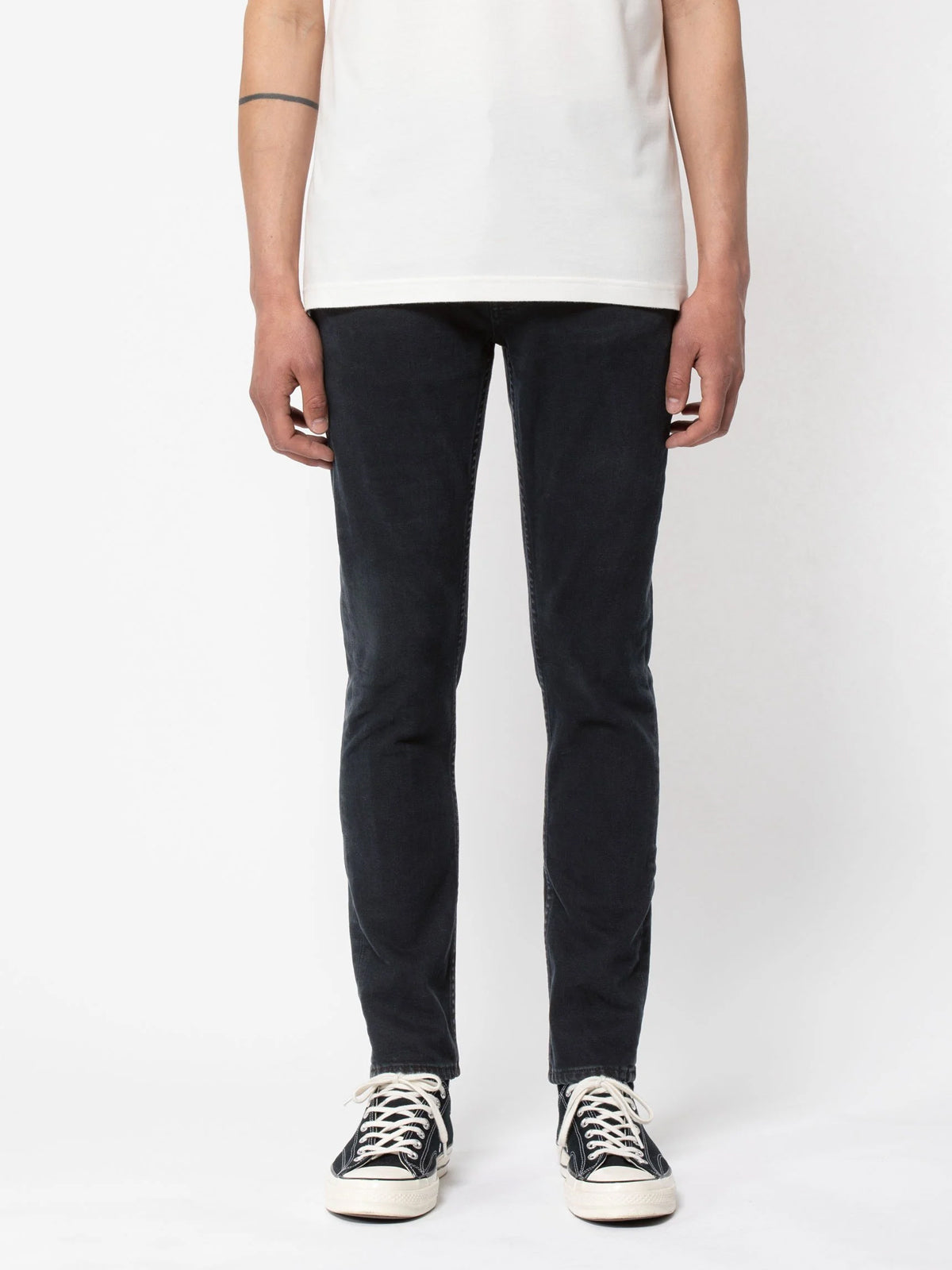 Nudie Jeans Co Lean Dean Black Skies L32