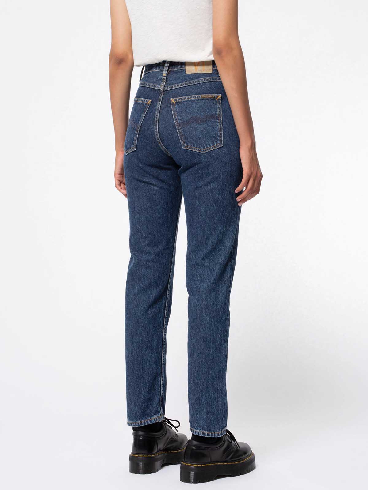 Nudie Jeans Co W's Breezy Britt Dark Stellar L28