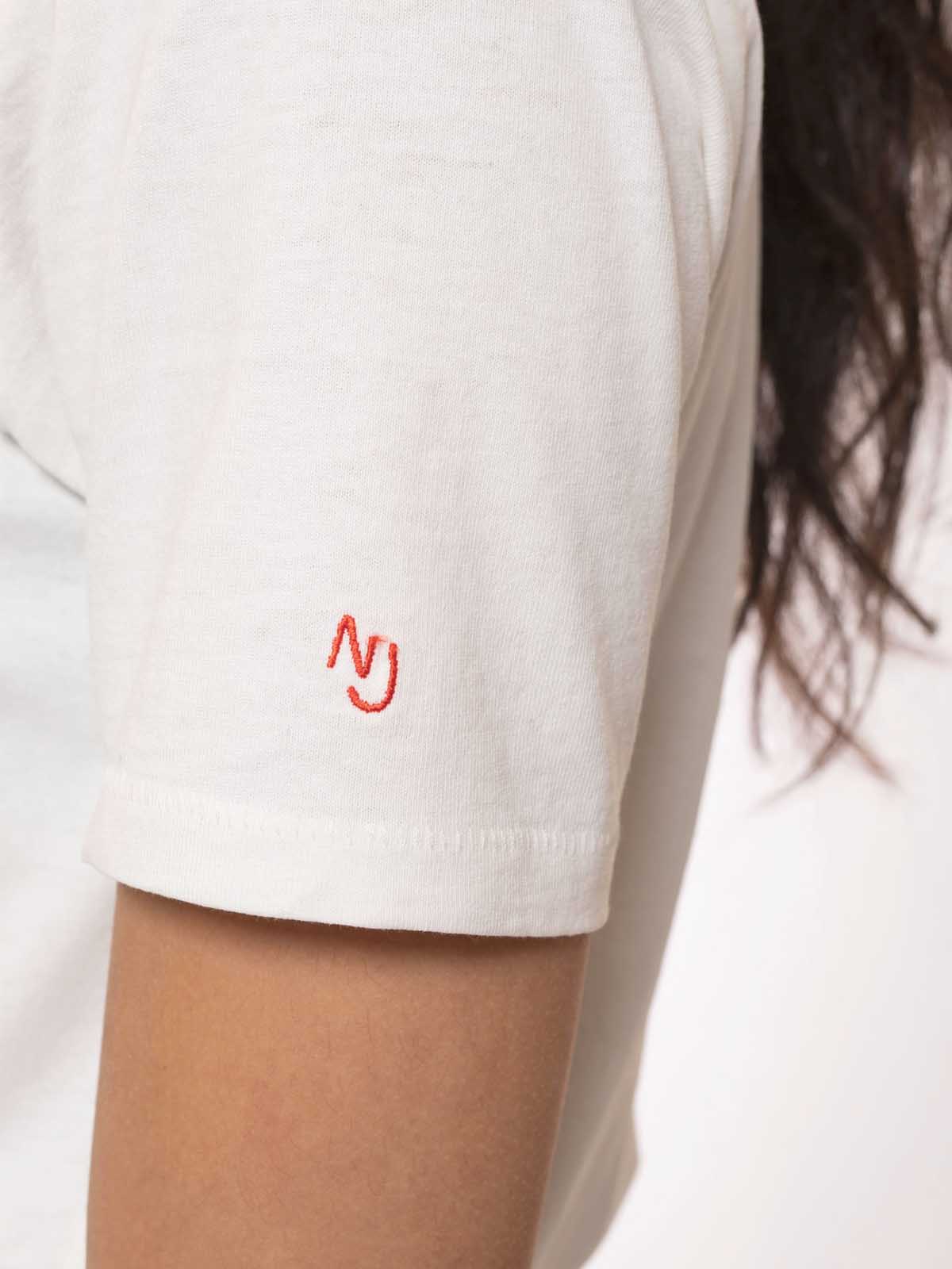 Nudie Jeans Co W's Joni Solid T-Shirt Offwhite