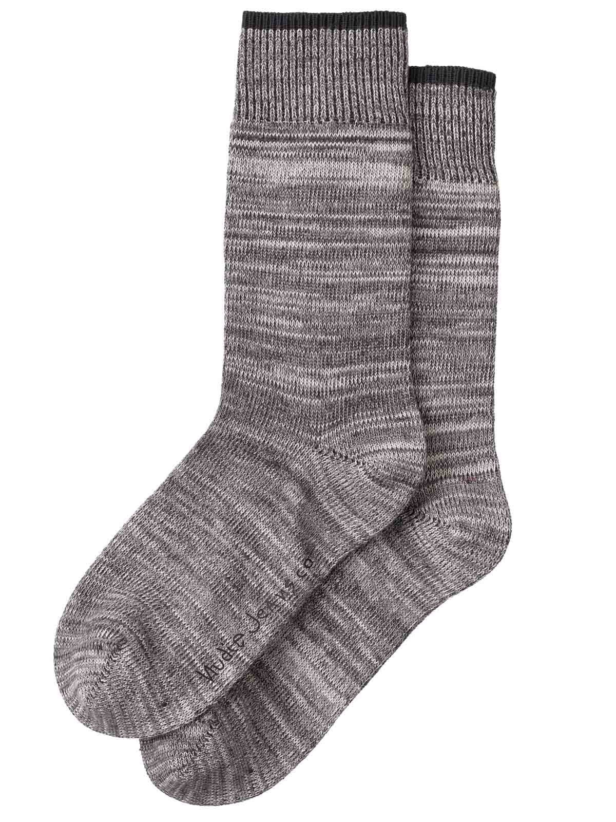 Nudie Jeans Co Rasmusson Multi Yarn Socks Dark Grey One Size