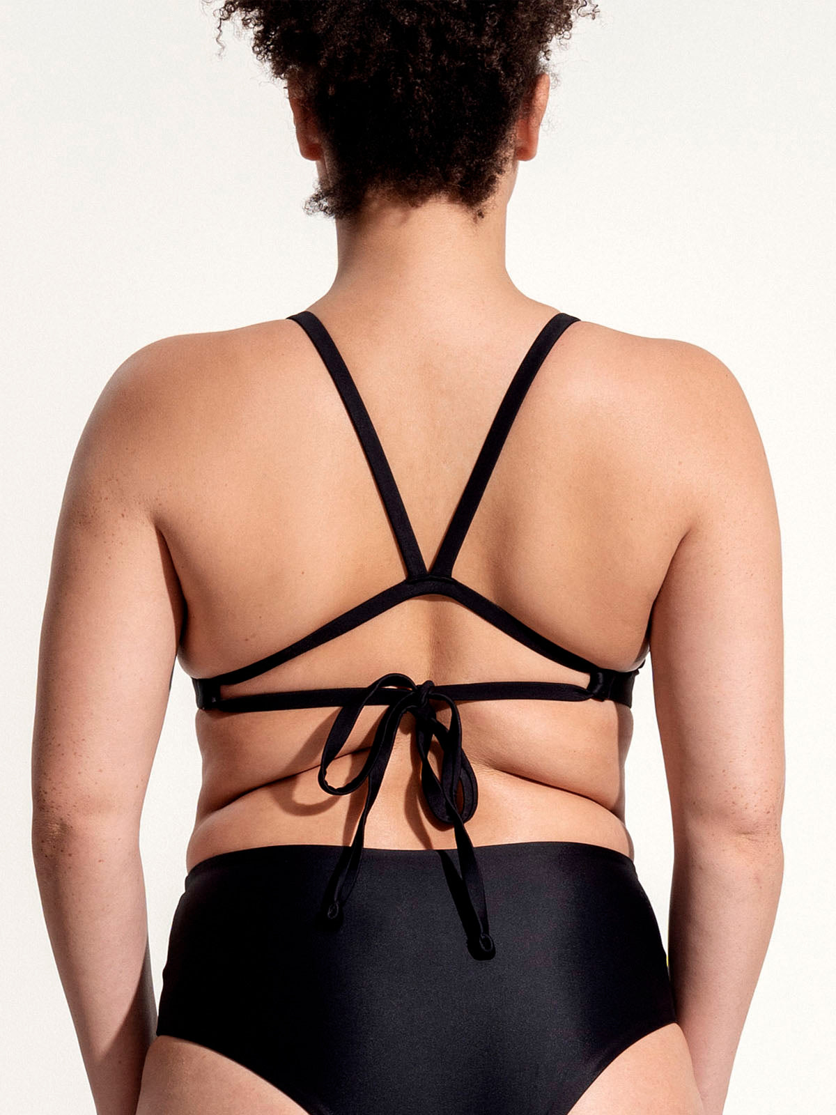 OY Surf Surf Bikini Top Dace Schwarz Recycled Nylon