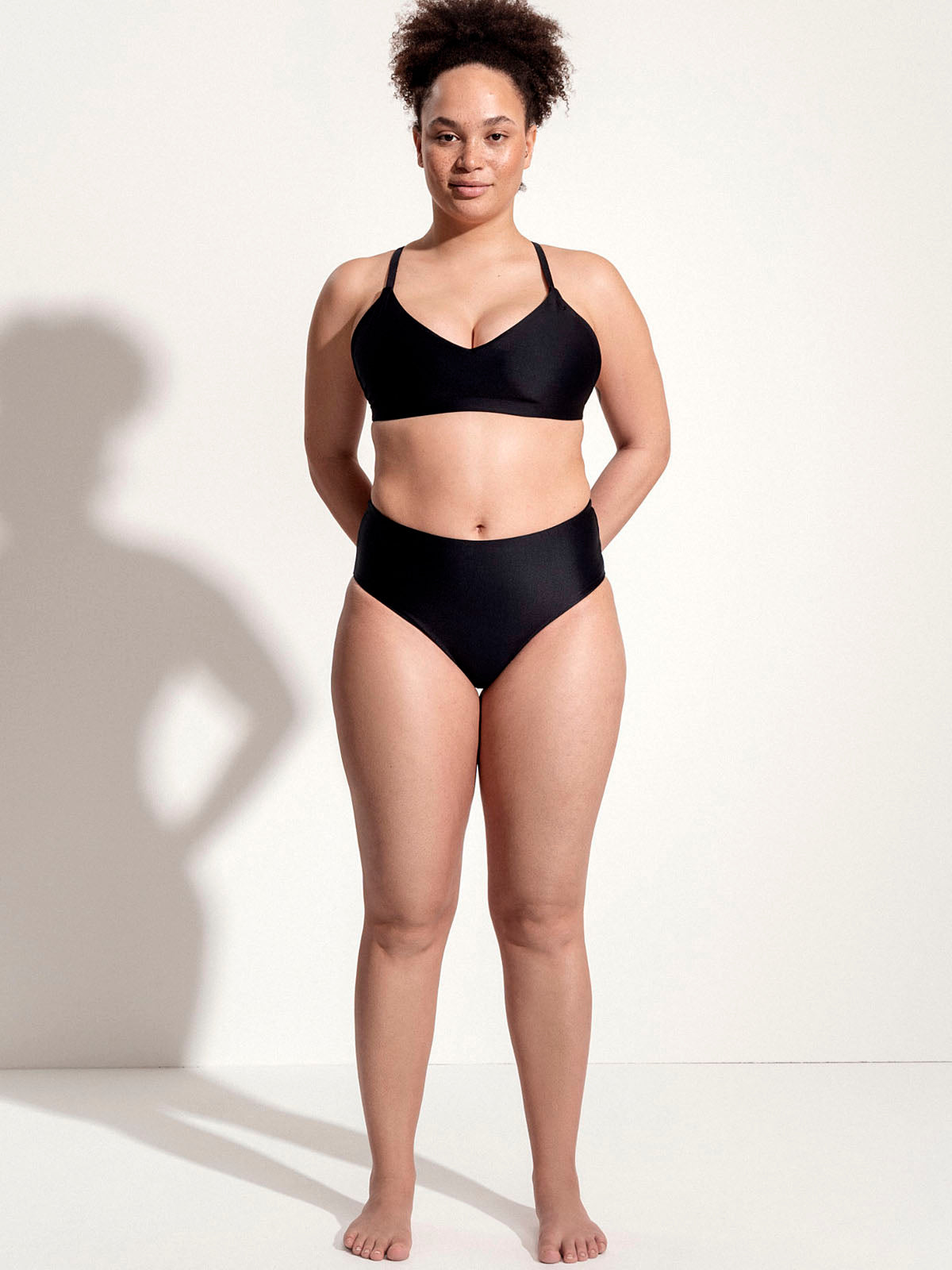 OY Surf Surf Bikini Top Dace Schwarz Recycled Nylon