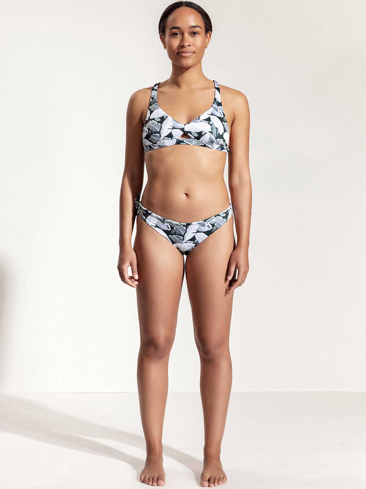 OY Surf Surf Bikini Bottom Mako Leaf Recycled Nylon