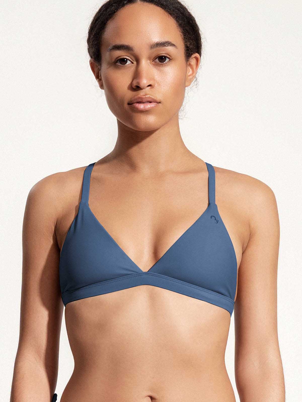 OY Surf Surf Bikini Top Esox Blau Recycled Nylon