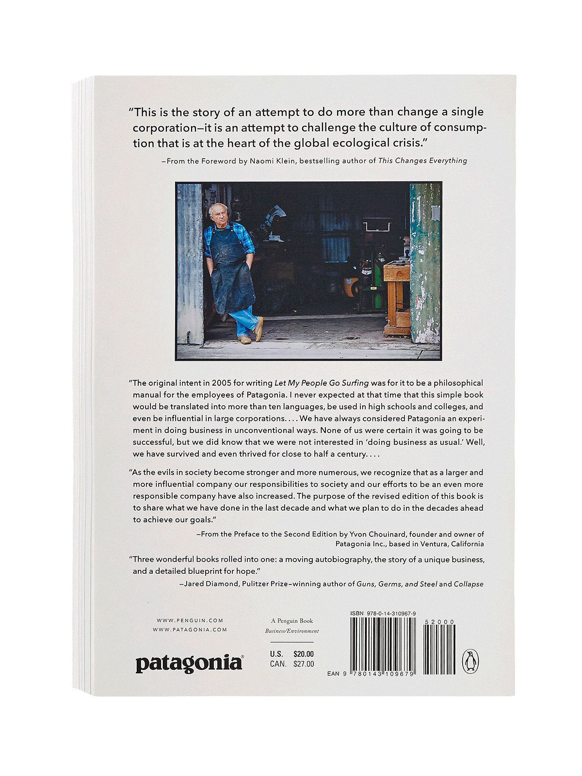 Patagonia Books Let My People Go Surfing 10+