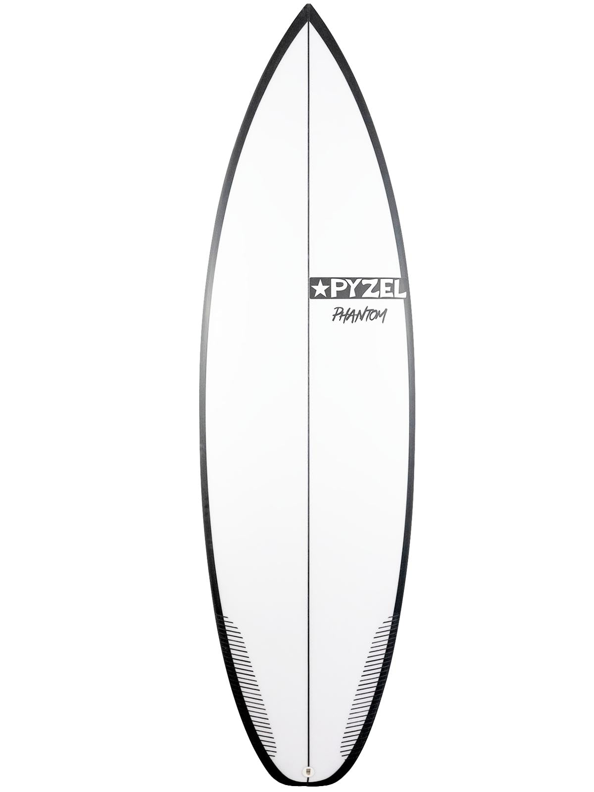 Pyzel Surfboards Phantom Black Rails 3-Fin 6'0 PU