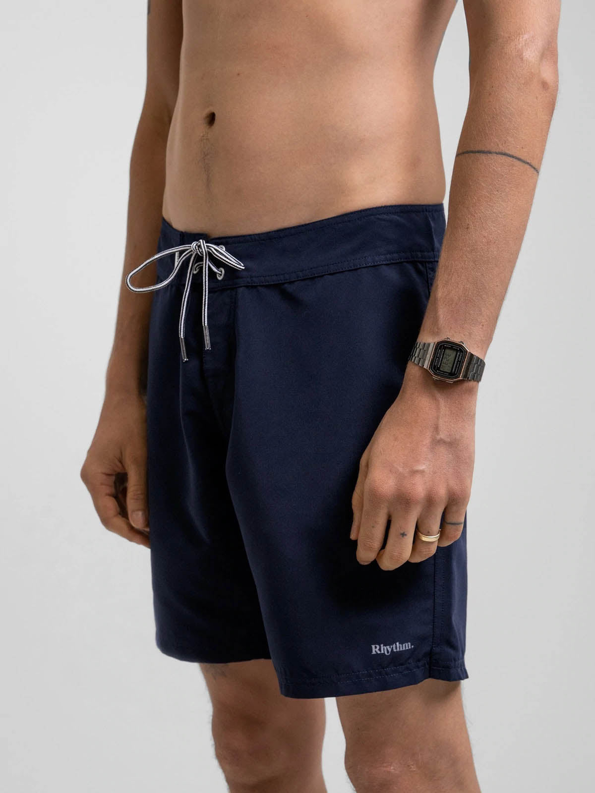 Rhythm Classic Stretch Trunk Worn Navy