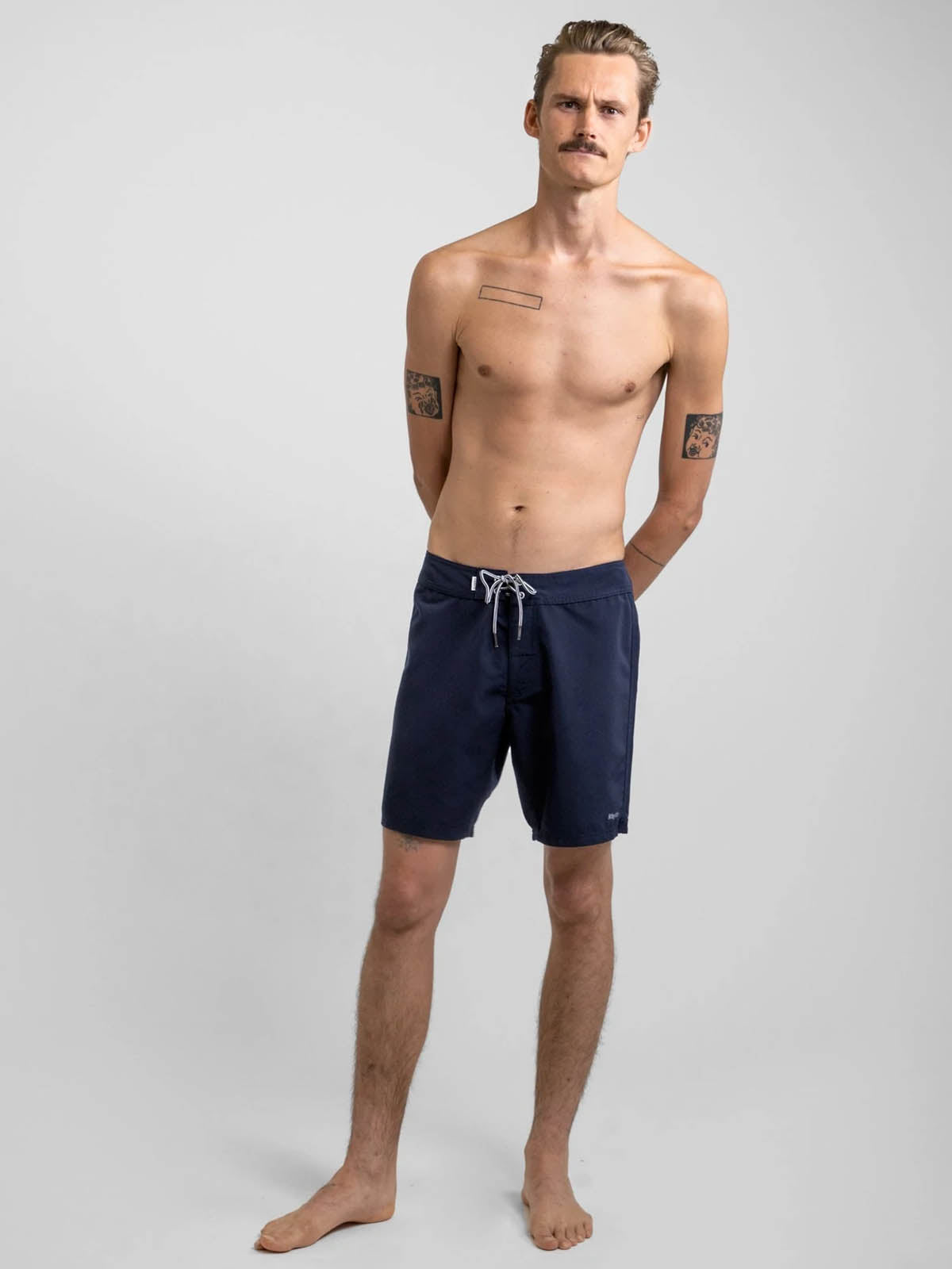 Rhythm Classic Stretch Trunk Worn Navy