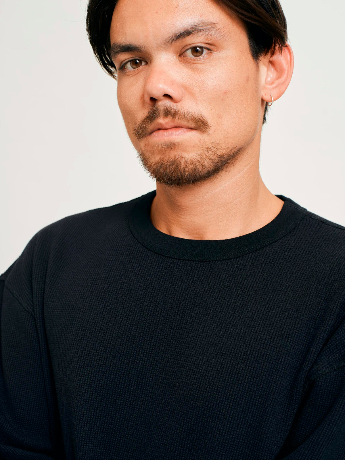 Rhythm Classic Waffle Knit Vintage Black