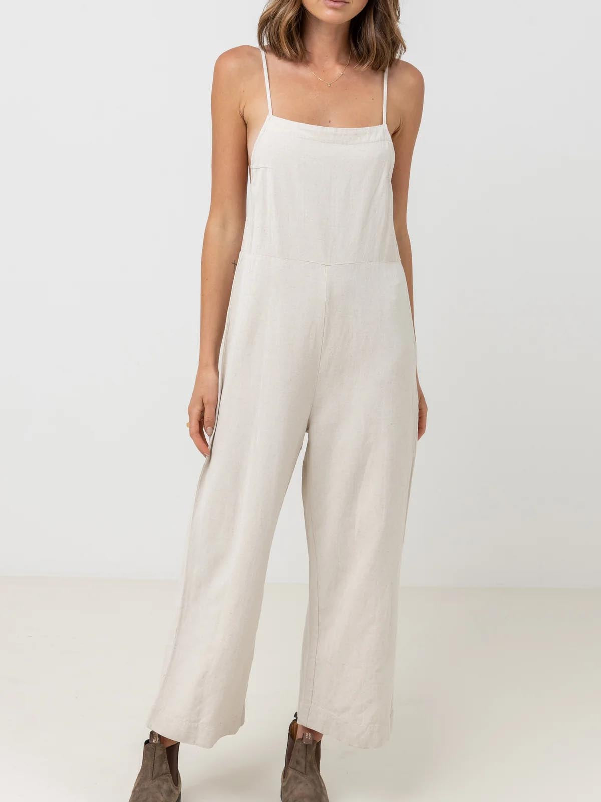 Rhythm Women's Classic Jumpsuit Oat