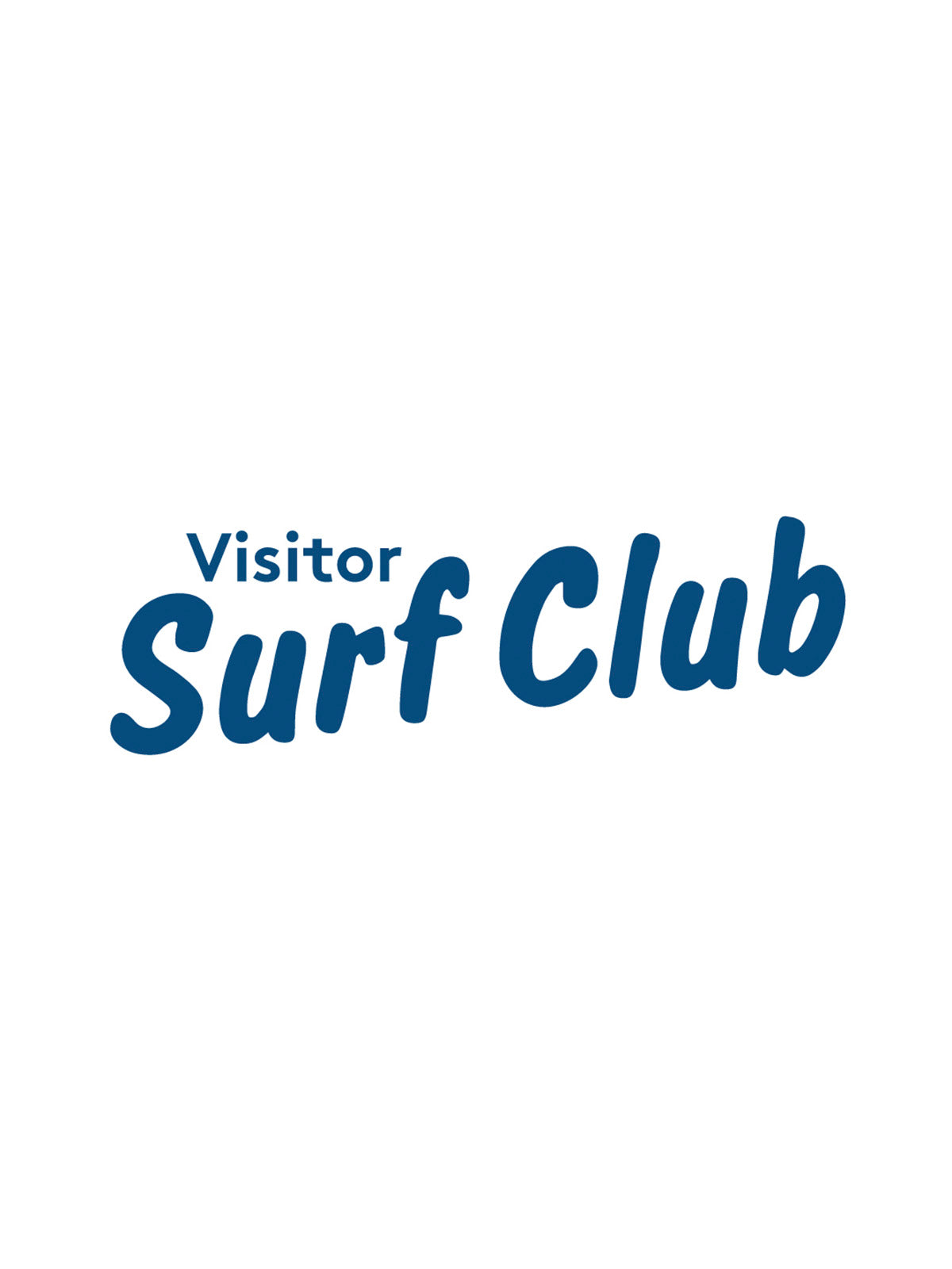 Visitor Store T-Shirt Surf Club Blue
