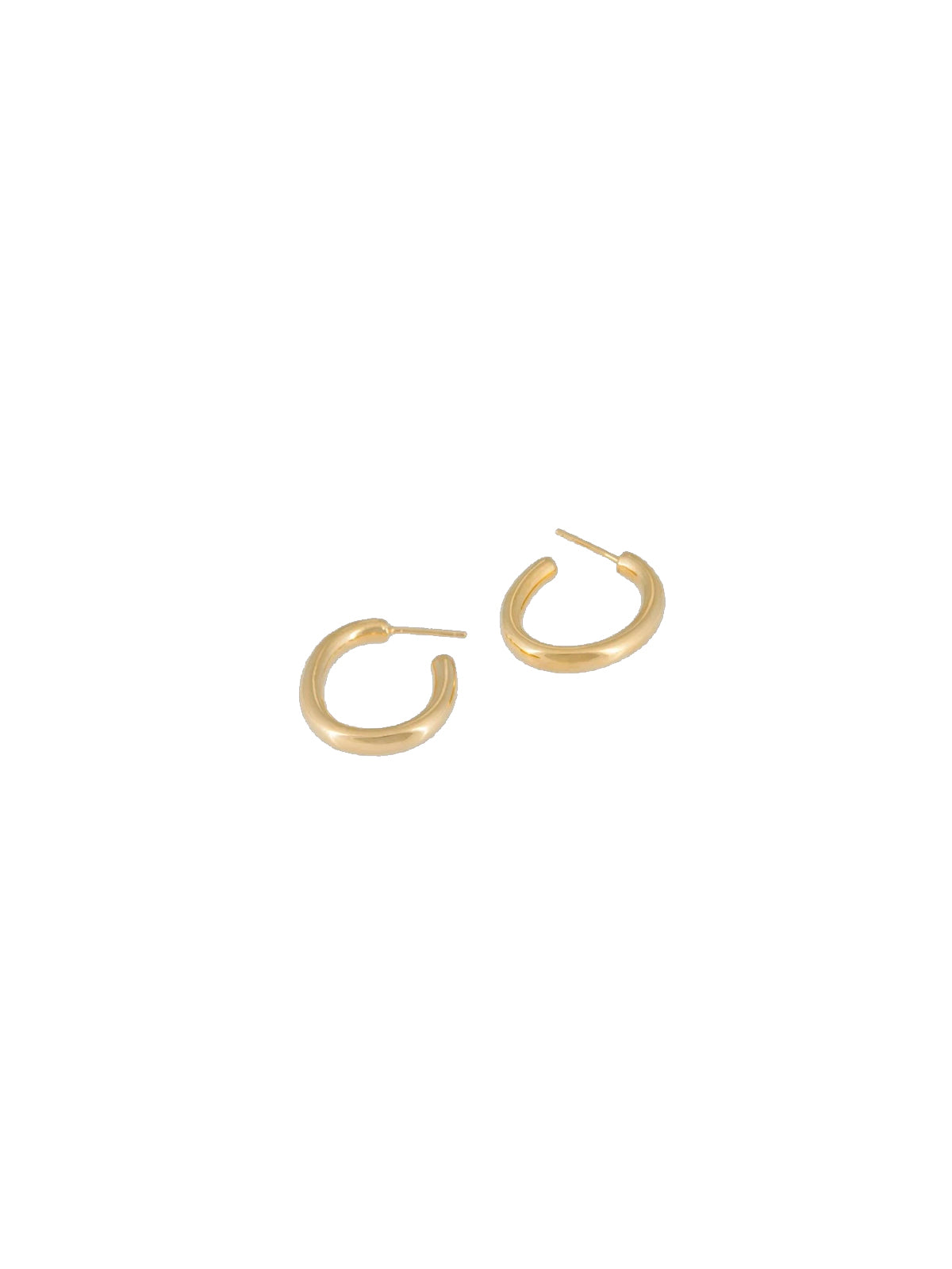 Les Solides Vintage Hoops Oval Gold