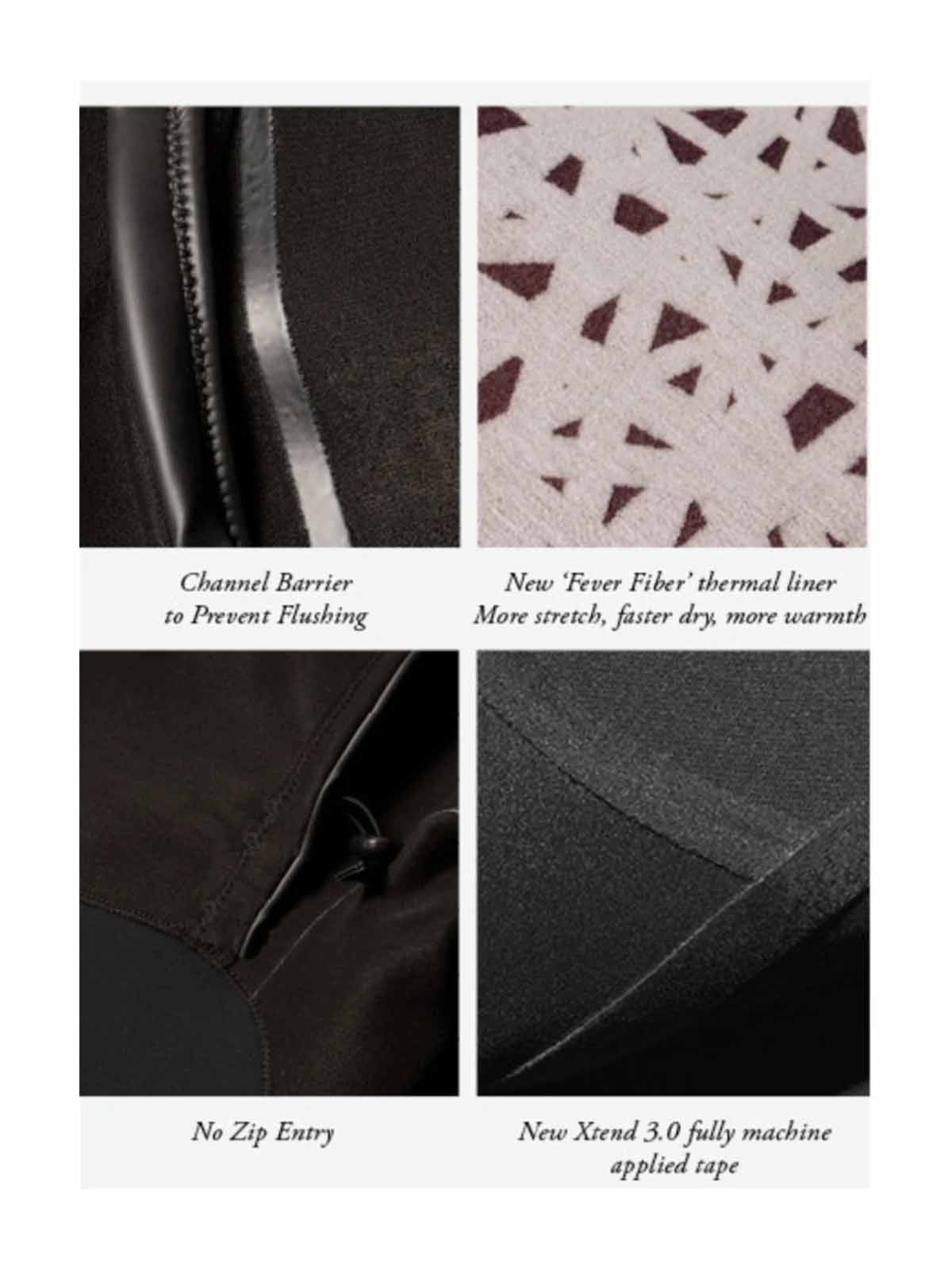 Vissla Wetsuit High Seas II Full Chest Zip 4-3 Stealth FW22