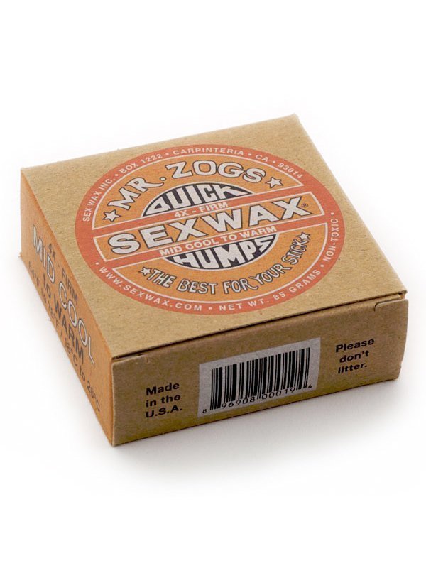 Mr Zogs Sex Wax Quick Humps 4x Cool To Warm Firm Eco Box Visitor Store