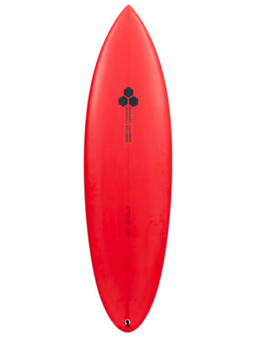 Channel Island Surfboards Twin Pin 6'1 FCS2 Twin-Fin PU Red Tint